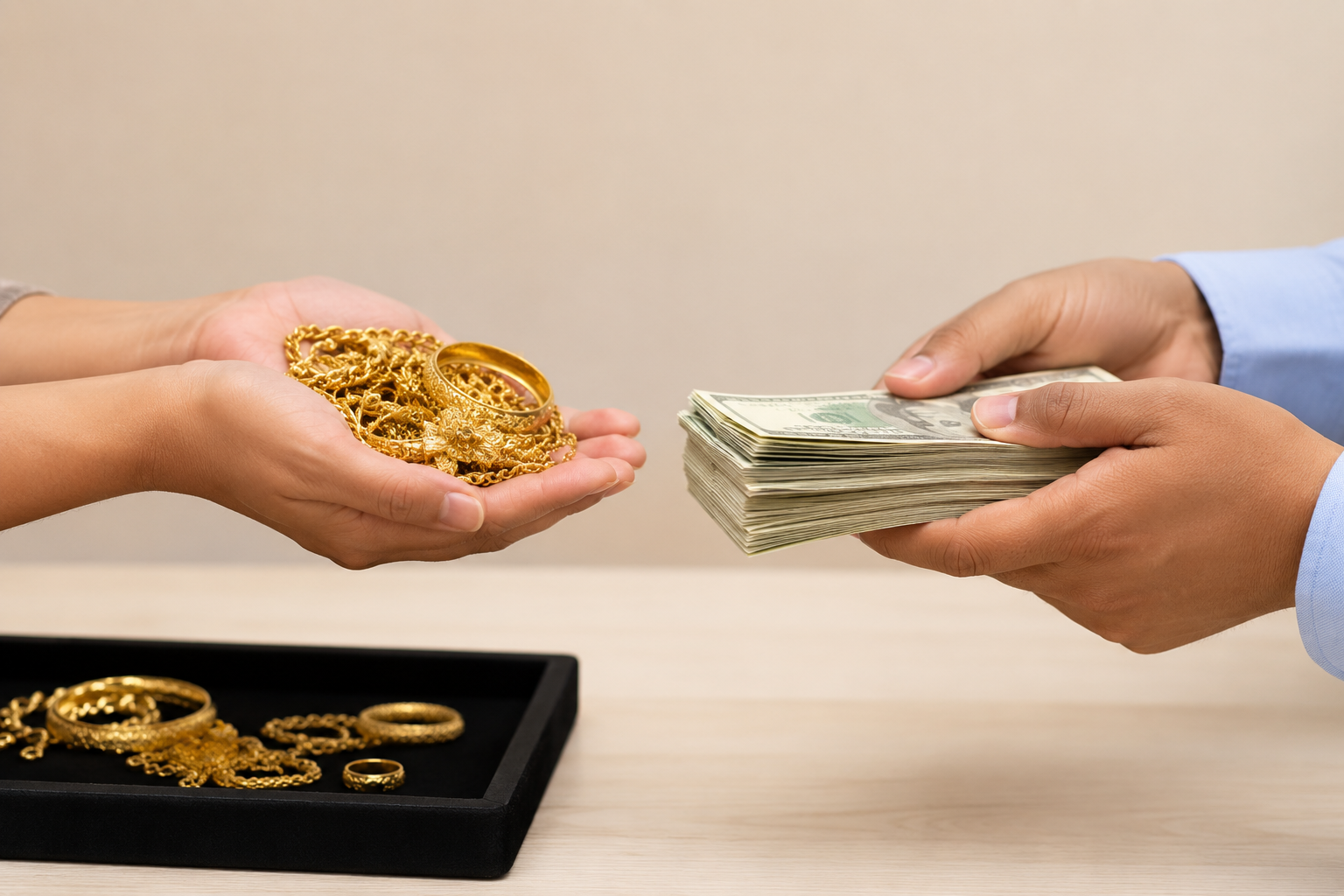sell gold jewelry for cash